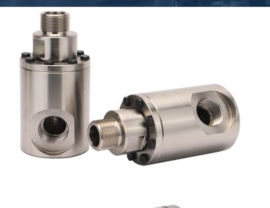 Kailai High-Pressure Rotary Joint - All Sizes, ≤5000RPM, ≤450Bar, ≤121°C - Stainless Steel, Chrome Steel, Alloy - Long-Life Seals for Water, Air, Oxygen, Hydrogen