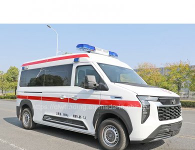Kailai SINOTRUK HOWO 4x2 Ambulance Truck - Euro VI 2.378L Gasoline Engine, 5-Speed Manual, 5-7 Seats, Customizable Colors