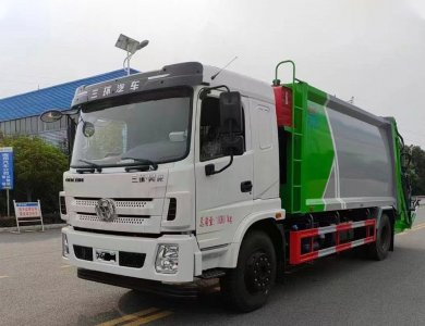 Kailai Tri-Ring 4×2 15m³ Euro-VI Compactor Garbage Truck - 180kW Yuchai/Weichai, 8-Gear, Full-Hydraulic, PLC One-Button, Global Export