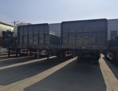 Hot Selling 3 Axles 600mm Sidewall Flatbed Cargo Trailer for Sale