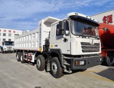 Algeria-Specific SHACMAN F3000 8×4 380-430 HP Dump Truck — High-Strength 5600 mm Ventral-Lift Tipper for Quarry & Road Projects