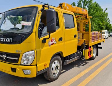 Foton Truck-Mounted Crane – 3.2T Telescopic & Knuckle Boom Systems (SQ3.2SK2Q / SQ3.2ZK2) for Utility Integration