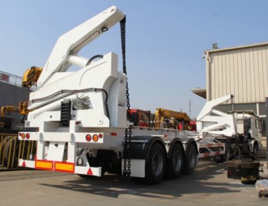 High Quality 37t Side Loader 20ft 40ft Container Chassis Trailer for Sale