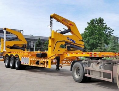Brand New 3 Axles Container Side Loader Skeleton Trailer for Sale