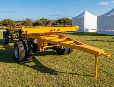 Best Price 2 Axles 30t Skeleton Drawbar Trailer for Sale