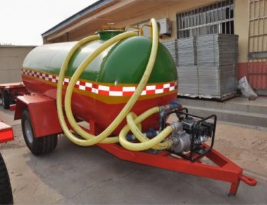 Farm Utility 5000L Single Axle Water Tank Drawbar Trailer for Sale