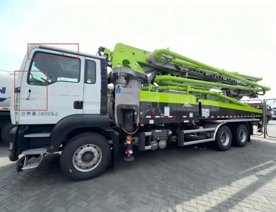 Chinese Factory Price 47m Concrete Truck Mounted Pumps ZLJ5340THBKF 47X-5RZ With High Quality