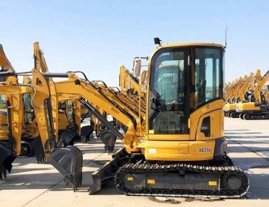XCMG XE35U 4.2 Ton Mini Crawler Excavator Compact Hydraulic Digger for Sale in Algeria