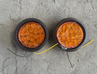 Universal High Visibility LED Trailer Rear Light Yellow Indicator Lamp for Sale
