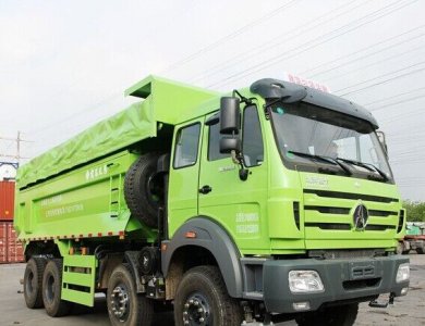 Beiben NG80B Heavy LNG Dump Truck 350HP 8X4 9.4m
