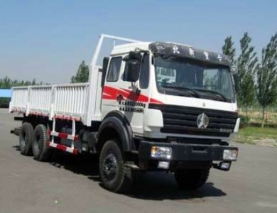  Beiben 6×4 Stake Truck 6.5m 375HP for Construction Materials