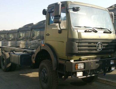 Beiben NG80 6x6 Off-road Truck Chassis, 2626/2629 290HP, Heavy Duty All-wheel Drive for Mining & Logistics