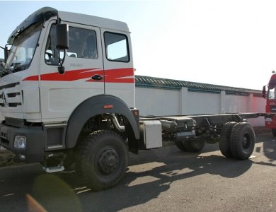 Beiben NG80 Series 4x4 Off-road Cargo Truck, 300HP, 6.2m Cargo Box, Heavy Duty All-wheel Drive