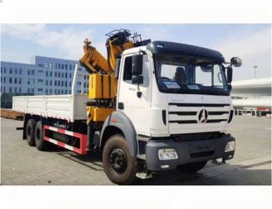 BEIBEN Truck Mounted Crane 6x4 10ton Lifting Capacity with Prefect Price