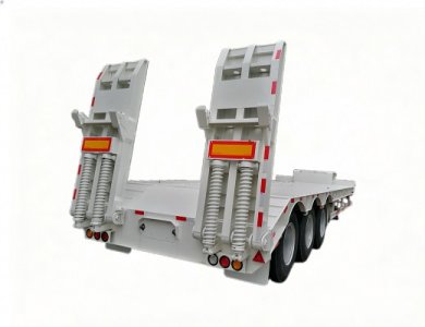 CIMC 3Axles Lowbed Semi Trailer 60Ton for Sale