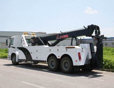 HOWO 6x4 rotator road wrecker truck for sale