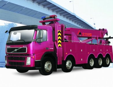 VOLVO 8x4 road wrecker 80T