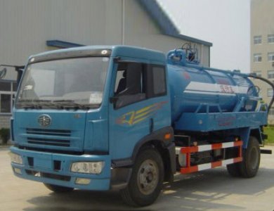 FAW Vacuum Sewage Suction Tanker Truck for Sale