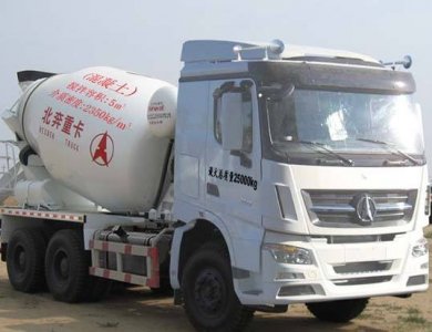 North Benz V3 6x4 concrete mixer truck Beiben brand new cement mixer truck