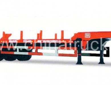 2 Axles Low Bed Semitrailer for sale