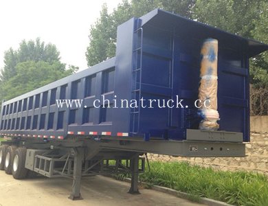 High Quality 60T Capacity 3-Axle Dump Semi Trailer