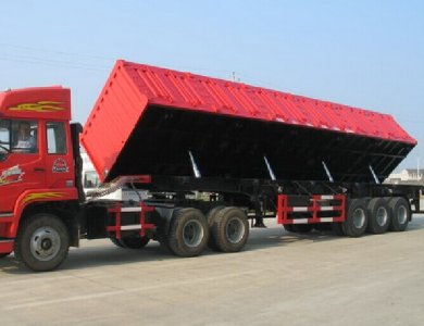 High Quality Side Tipper 3 Axle Tipper Semi Trailer