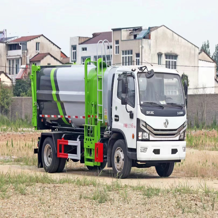 Faw Bucket Lift Garbage Truck 4*2 9m3 Bucket Lift Garbage Truck For Sale