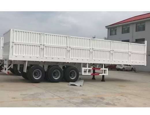 CIMC 3 Axles 13m 1200mm Sidewall Drop-side Trailer for Sale