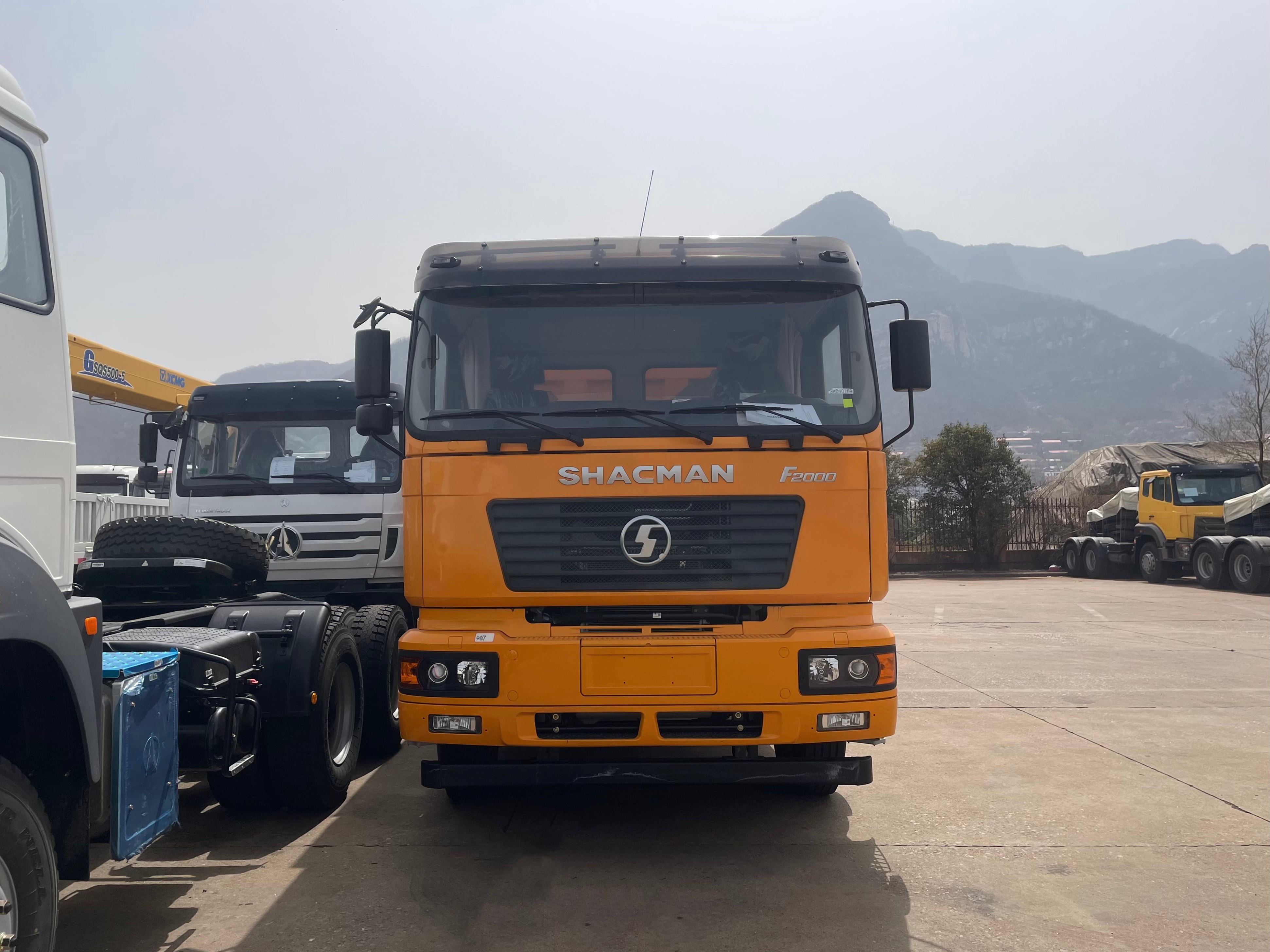 Algeria Market Shacman F2000 10 wheel Dump Truck optional color for sale4