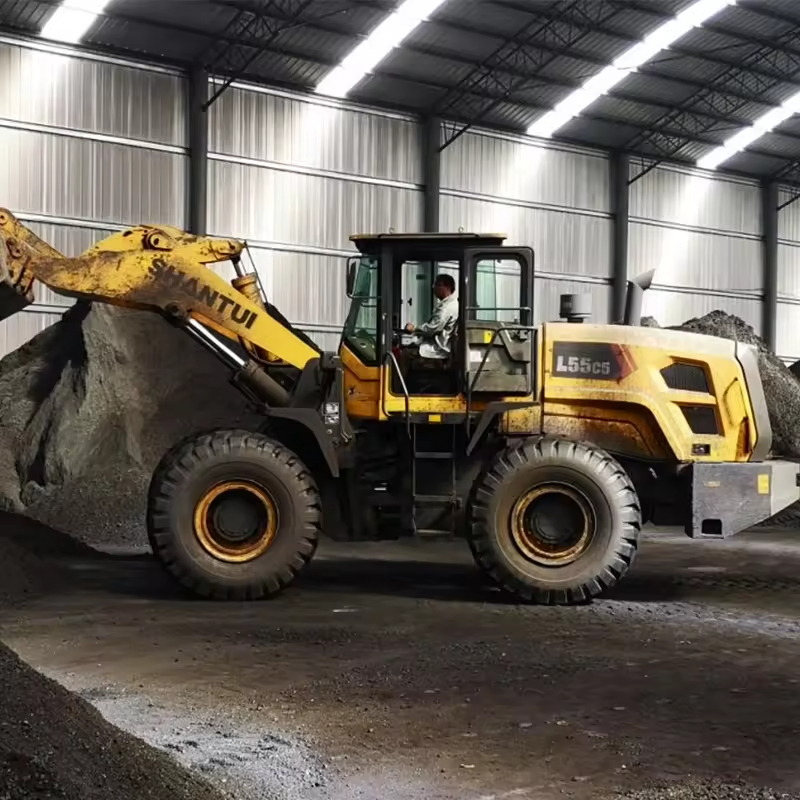 China SHANTUI L55-B5 5 Tons Wheel Loader Front Loader for Sale (5)