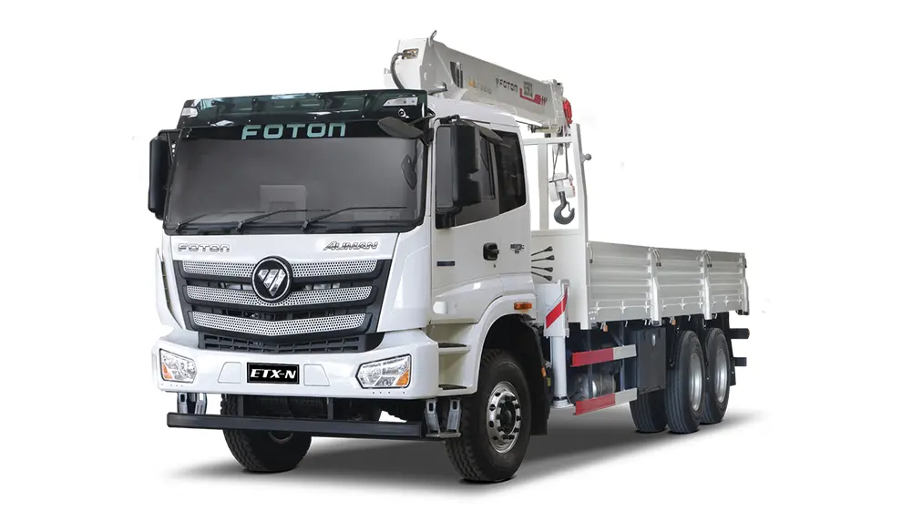 Foton ETX-N 6×4 Crane Truck 6300kg Lifting Capacity 10.5L Cummins Engine 44T Payload​