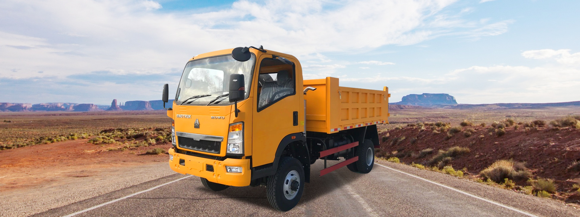 HOWO Light Duty 4x2 160 HP 10-ton Euro III 20 m³ Tipper Truck for Sale