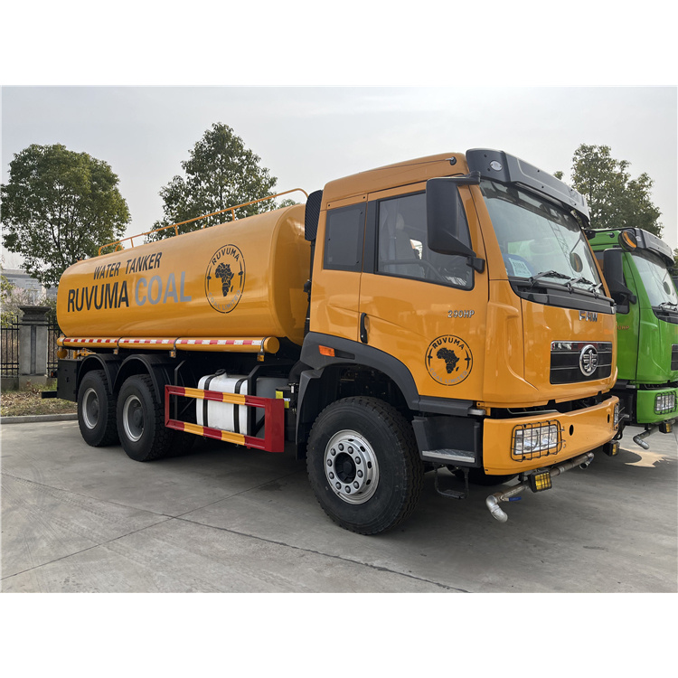 FAW 6×4 90 km/h Euro-III 290 HP Manual 9-Speed 6.5 t/10 t Axles 20 t Payload 20 CBM Water Tanker Sprinkler Truck for Tanzania for Sale