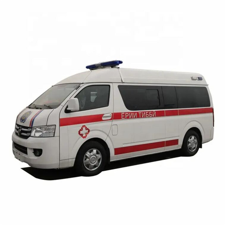 Kailai Foton View G9 4x2 142HP Euro V LHD RHD Medical Ambulance 5-7 Seats Emergency Rescue Vehicle for Sale
