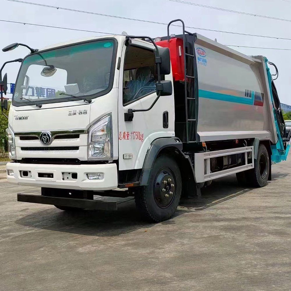 Kailai Tri-Ring CL5120ZYS6BHQ 4×2 12m³ Euro-VI Compactor Garbage Truck - 110-147kW, 8-Gear, Full-Hydraulic, PLC One-Button, 240L Rear Lifter, Global Export