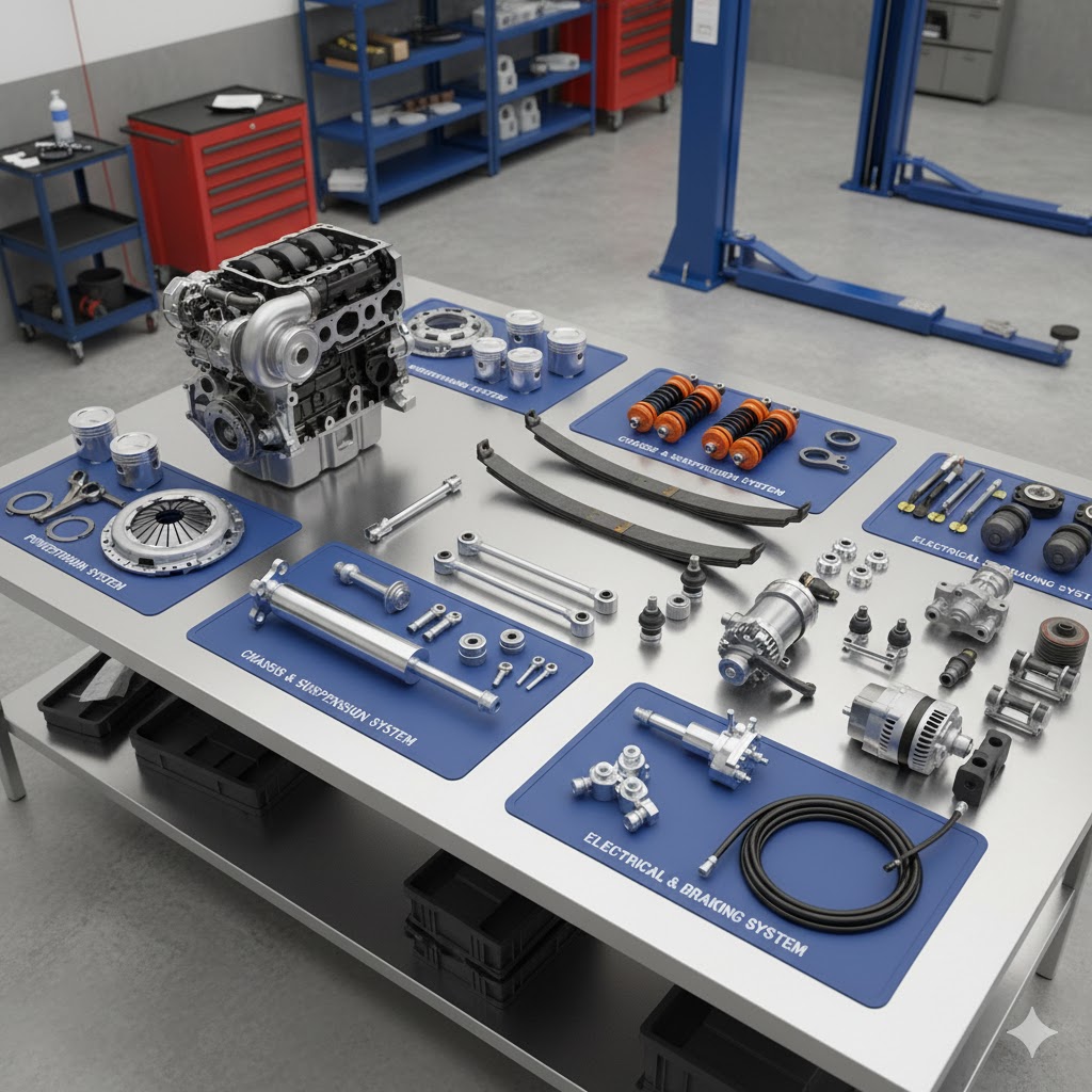 Shacman X3000 Repair Kits – Flagship (800,000 km), Professional (300,000 km), Economic (100,000 km) Maintenance Packages for Sale