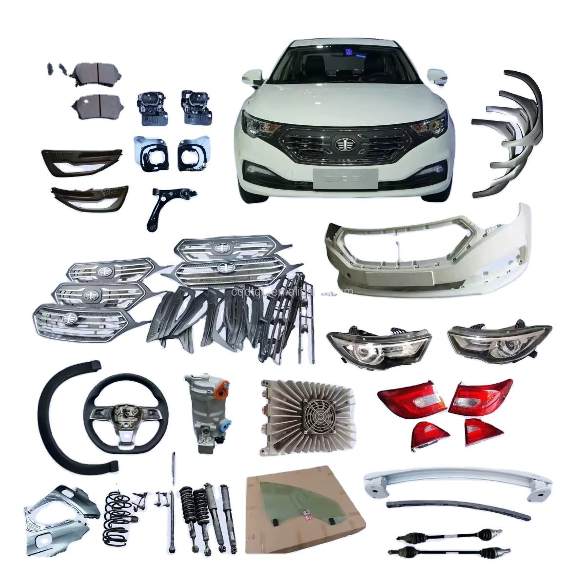 Besturn B50 B70 X80 T77 X40 Auto Body Parts - New Bumper, Headlight, Grille, Shock Absorber (All-Model Fit)