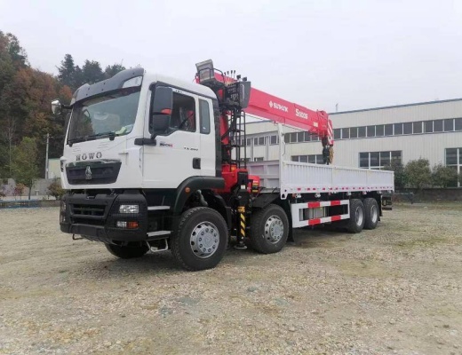 HOWO TX Heavy Duty 8x4 Truck Mounted 16t Crane for Sale
