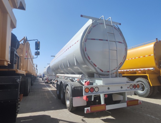 Zambia 3 Axles 45000L Fuel Tank Semi Trailer for Sale