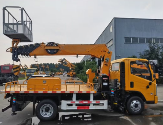 FOTON 20m Aerial Work Platform Telescopic Boom Lift Truck For Sale
