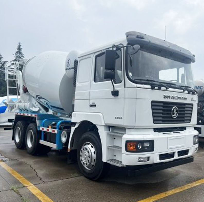 Shacman F2000 Concrete Cement Mixer Truck 8 10 M3 Cubic Meters for Construction & Infrastructure