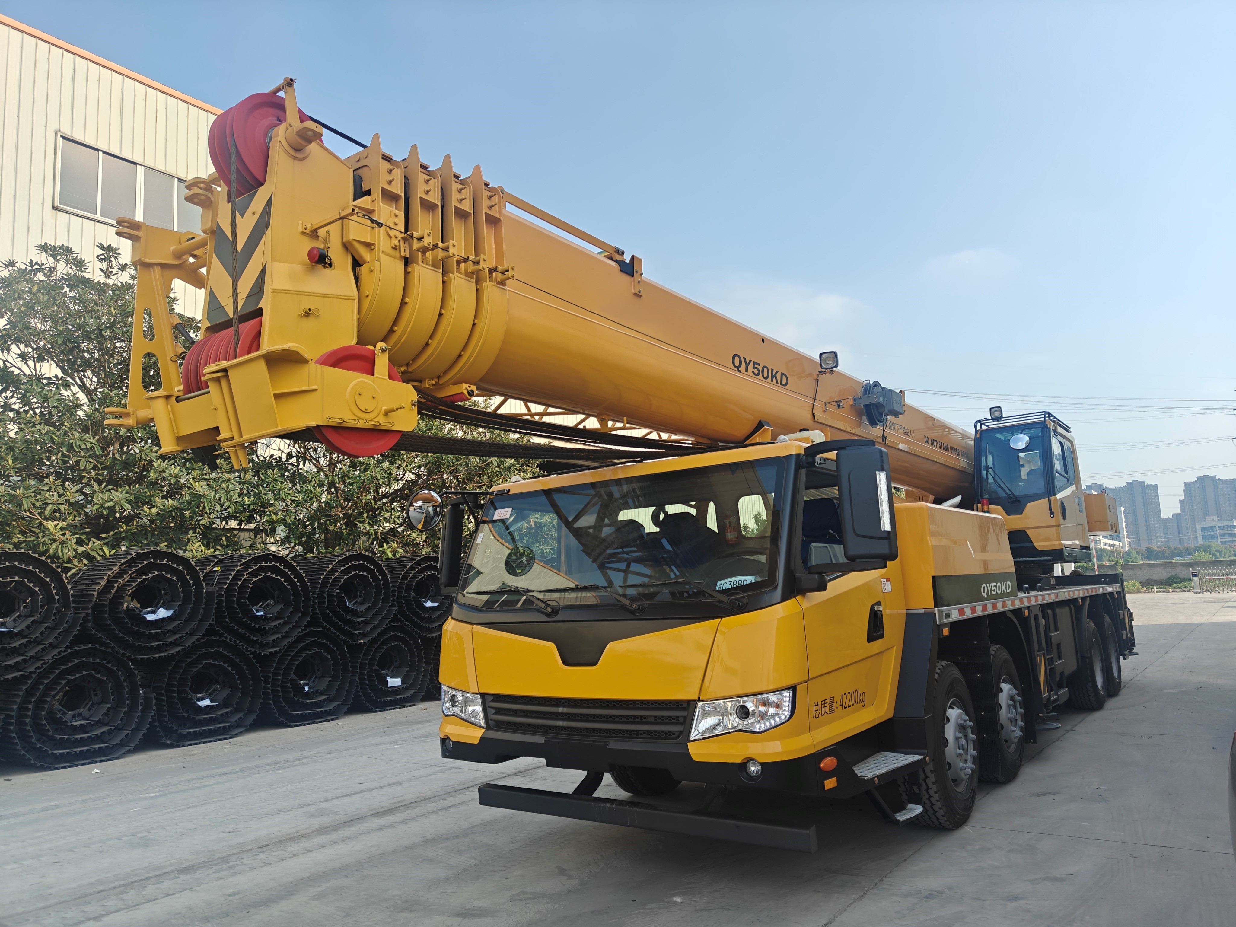 China High Quality 50 Ton Hydraulic Mobile Truck Crane QY50KD on Sale