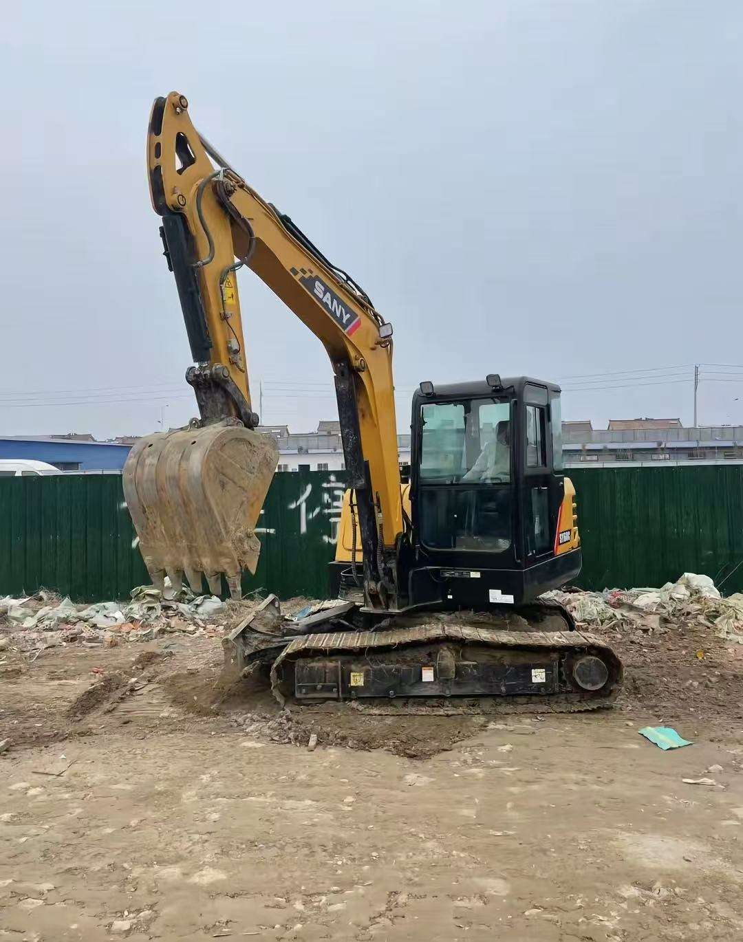 SANY SY60C 6 Ton Mini Excavator Compact Crawler Excavator for Construction for Sale