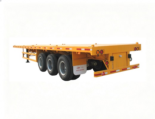 Flatbed Trailer 3Axles Loading Capacity 60Ton with Good Price for Sale