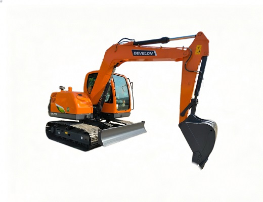 DEVELON DX75 Crawler Mini Excavator with 7.5Ton Operating Weight for Sale 