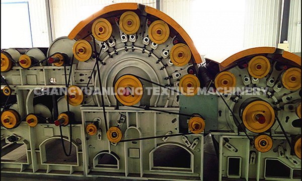 双锡林双道夫梳理机