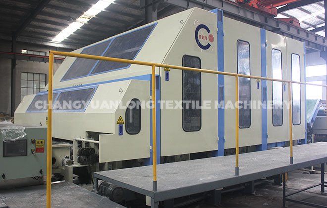 New type couble cylinder carding machine with high speed