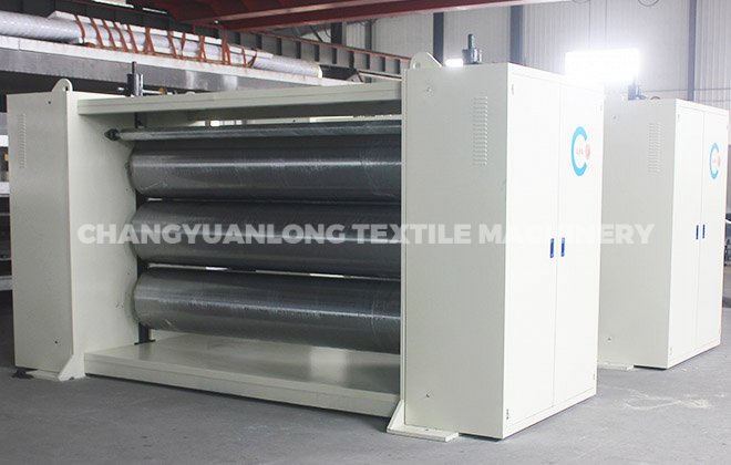 Calender machine with 03 rollers