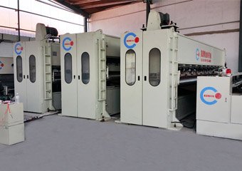 Disposable carpet production line