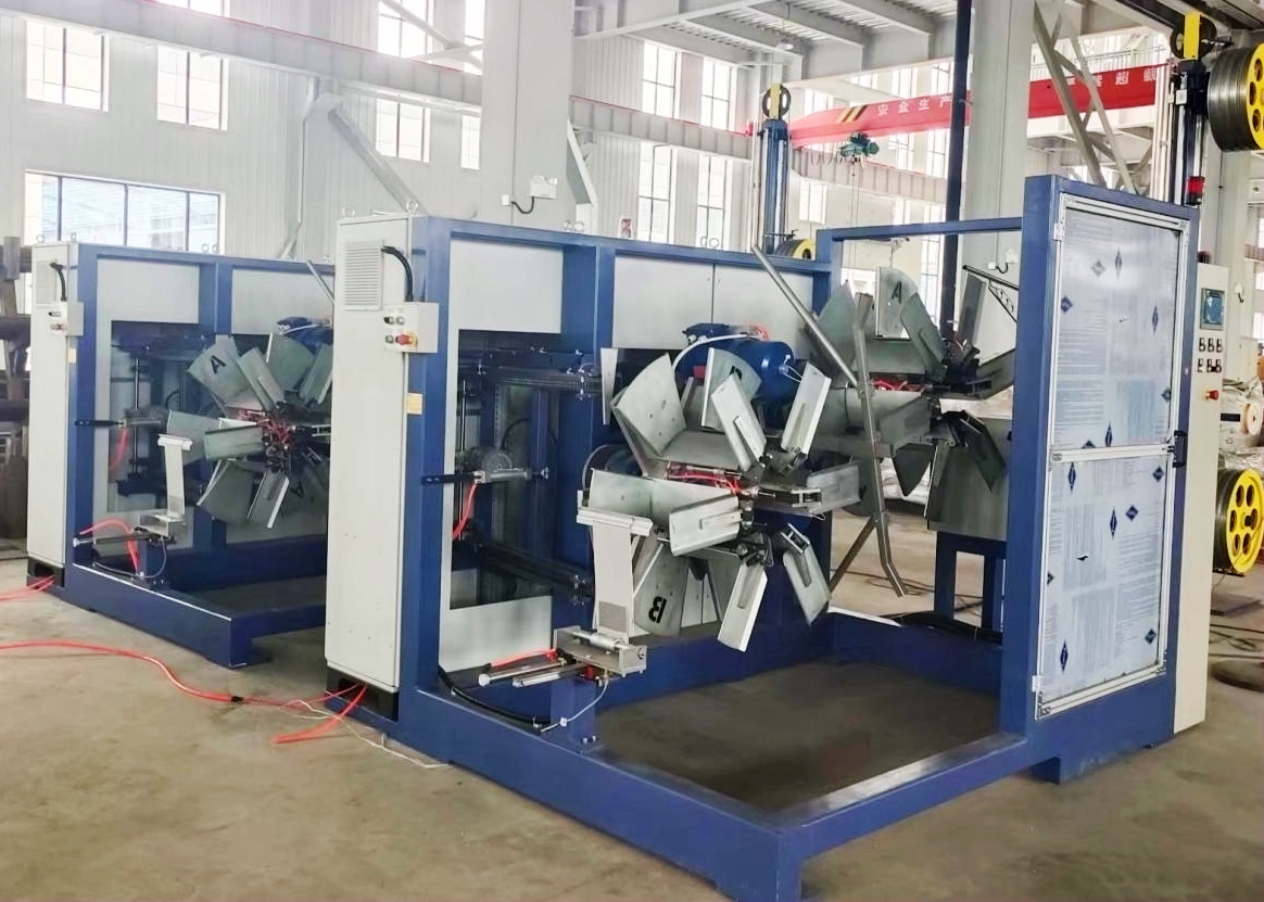 客户订购|国外客户订购两台高速自动收卷机装箱发货